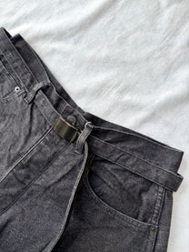 Blurhms 12.9oz Black Selvedge Denim Shorts