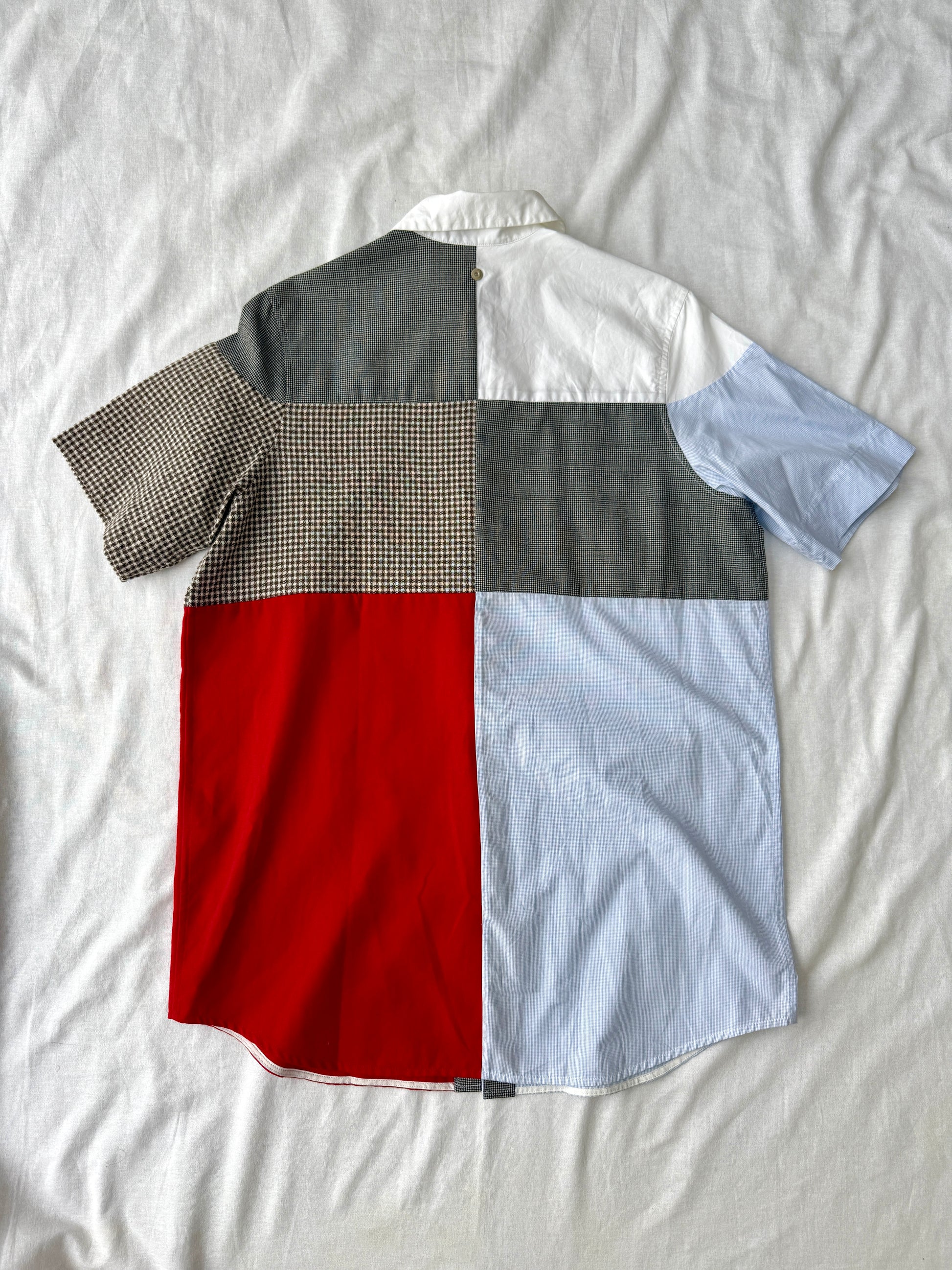 Omar Afridi Cut-and-sew Patchwork Shirt