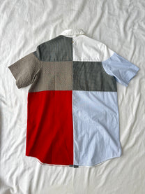 Omar Afridi Cut-and-sew Patchwork Shirt