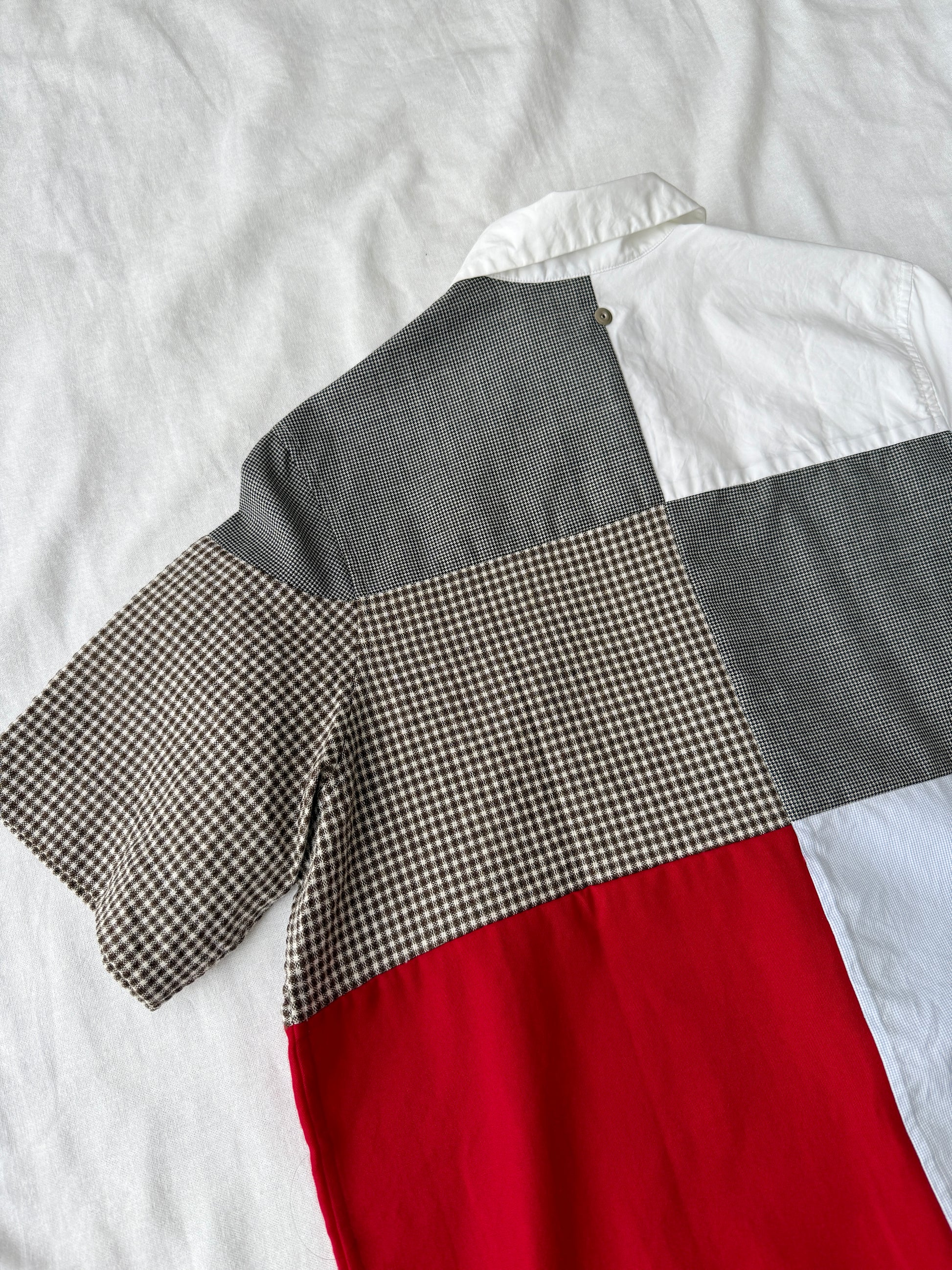 Omar Afridi Cut-and-sew Patchwork Shirt