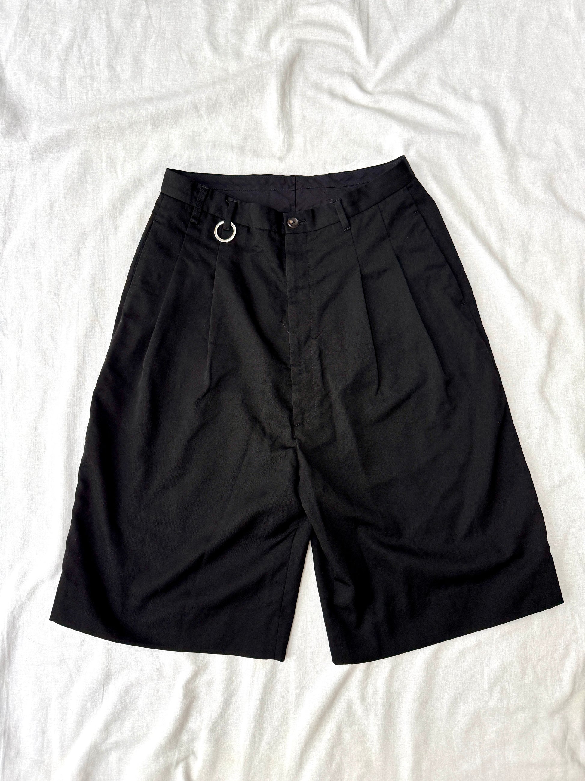 Taro Horiuchi Double Pleated Keyring Wide Shorts