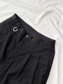 Taro Horiuchi Double Pleated Keyring Wide Shorts