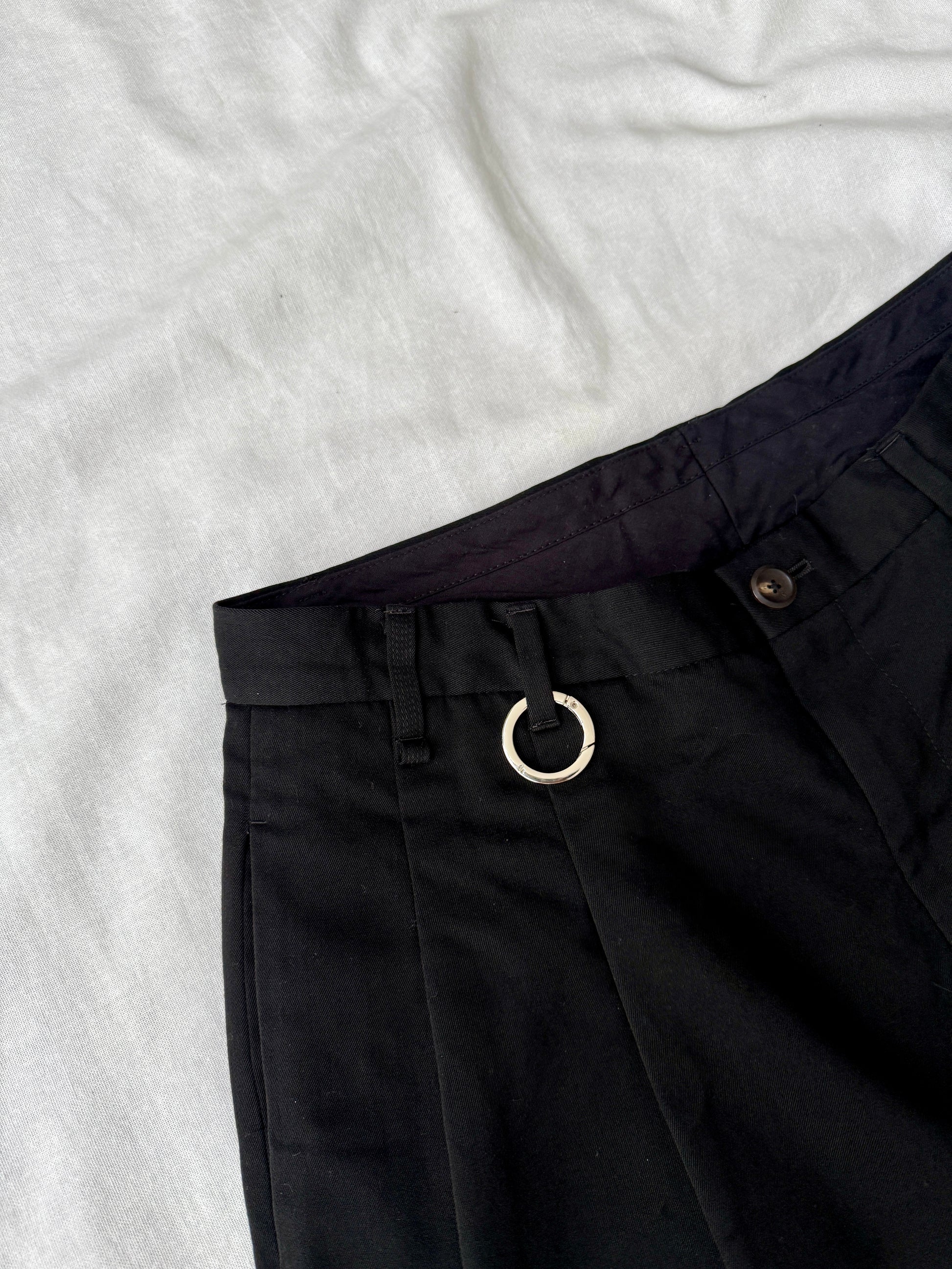 Taro Horiuchi Double Pleated Keyring Wide Shorts