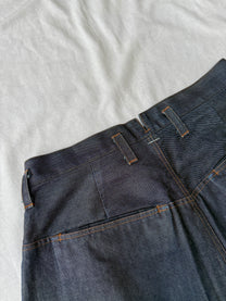 Shinya Kozuka Pleated Wide Denim Shorts