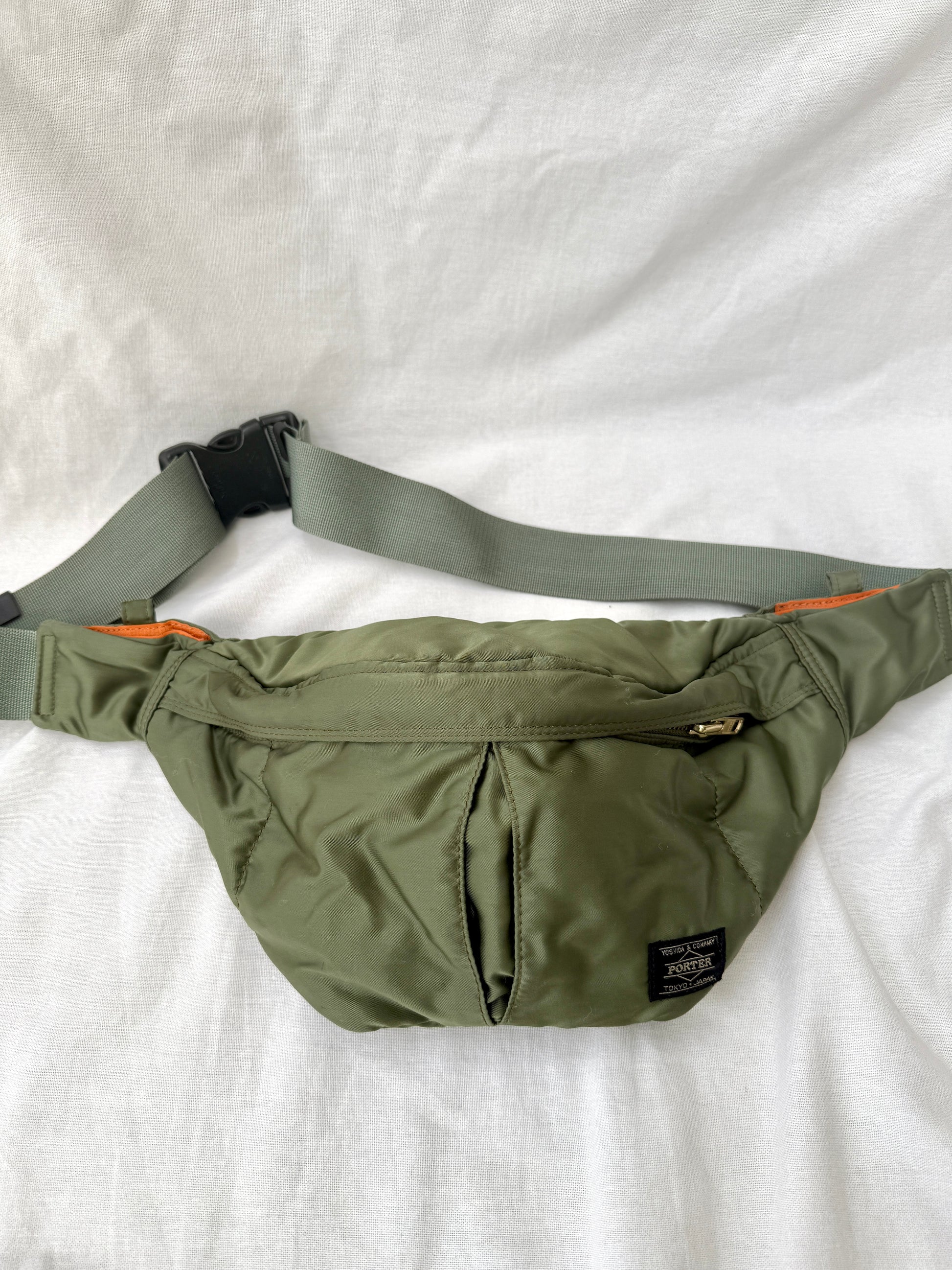 Porter Yoshida &amp; Co Nylon Waistbag - Olive