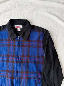 Comme des Garcons X Supreme Cut-and-sew Tartan Jacket