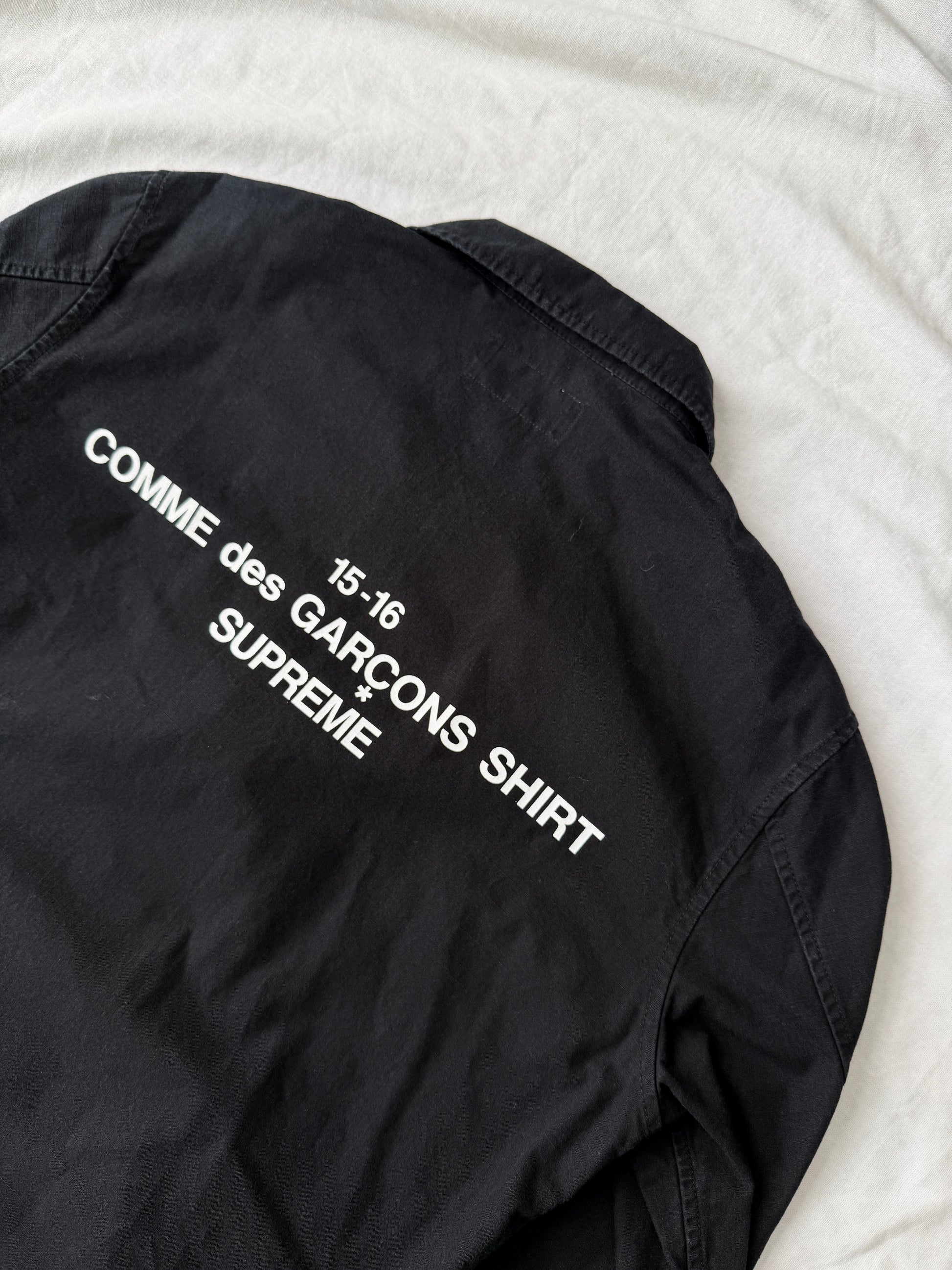 Comme des Garcons X Supreme Cut-and-sew Tartan Jacket