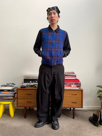 Comme des Garcons X Supreme Cut-and-sew Tartan Jacket