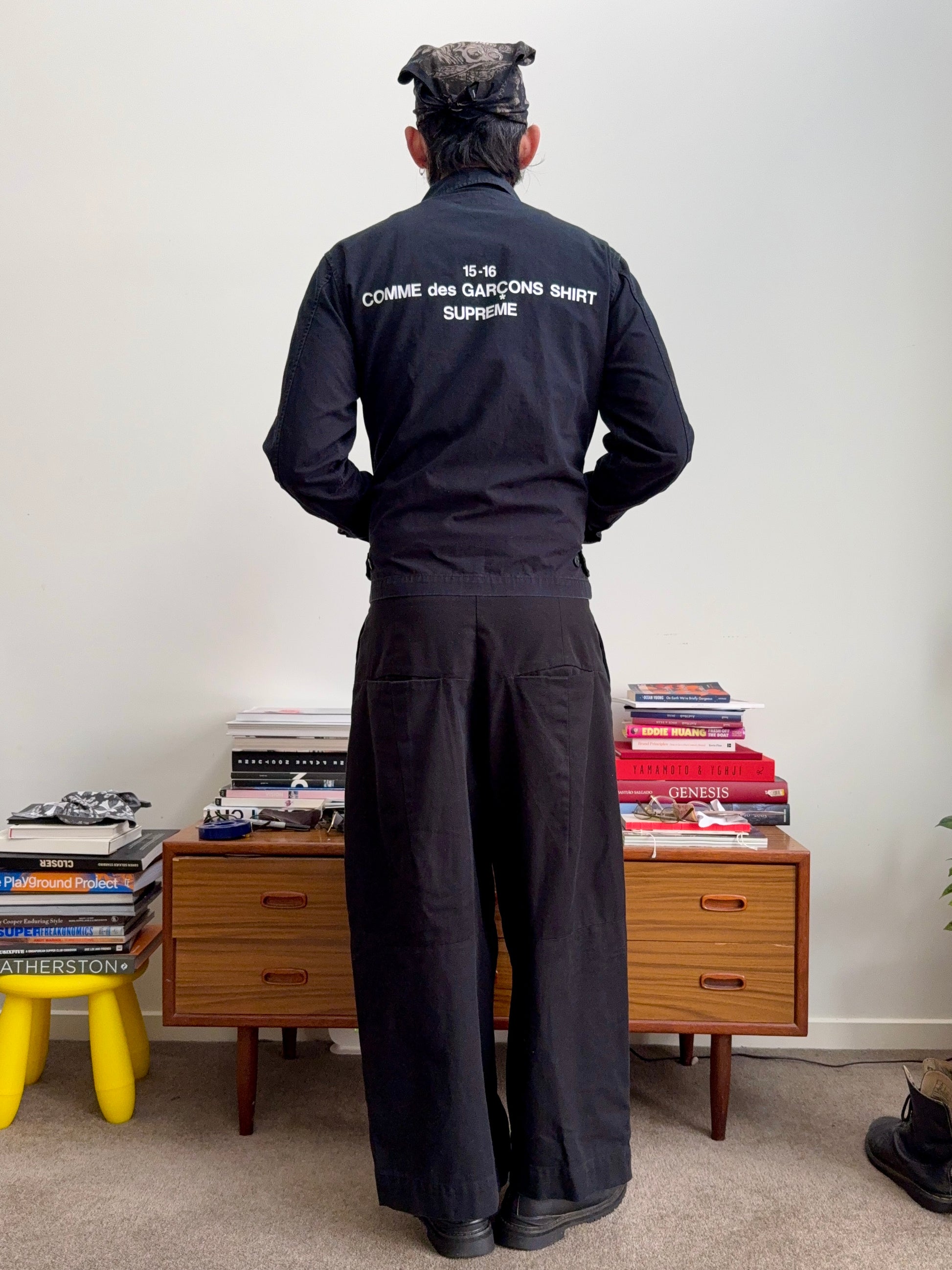 Comme des Garcons X Supreme Cut-and-sew Tartan Jacket
