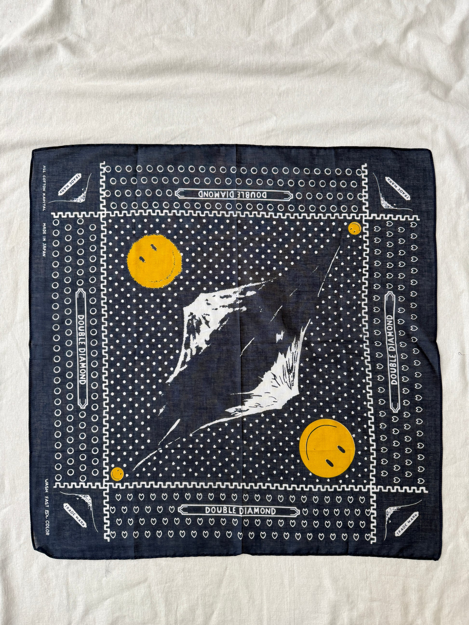 Kapital Mount Fuji Smiley Bandana
