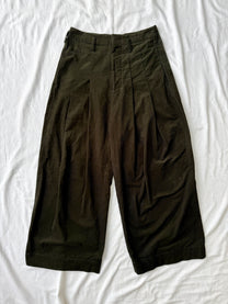Shinya Kozuka Olive Corduroy Baggy Pants