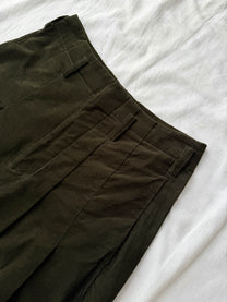 Shinya Kozuka Olive Corduroy Baggy Pants