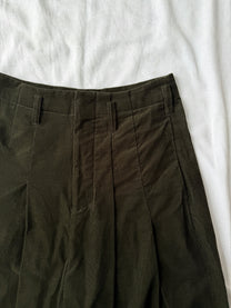 Shinya Kozuka Olive Corduroy Baggy Pants