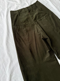 Shinya Kozuka Olive Corduroy Baggy Pants