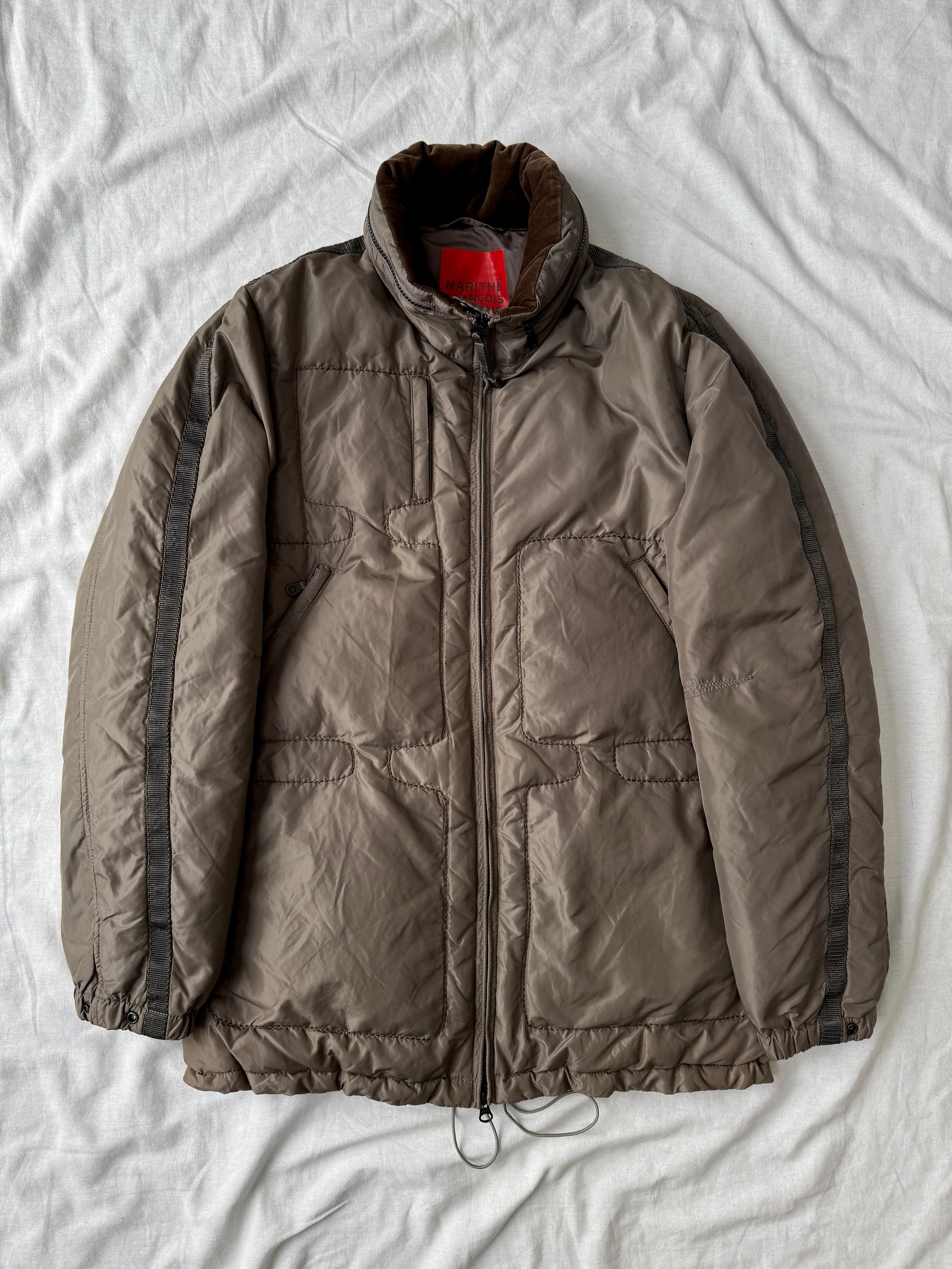 Marithe Francois Girbaud Panelled Down Jacket