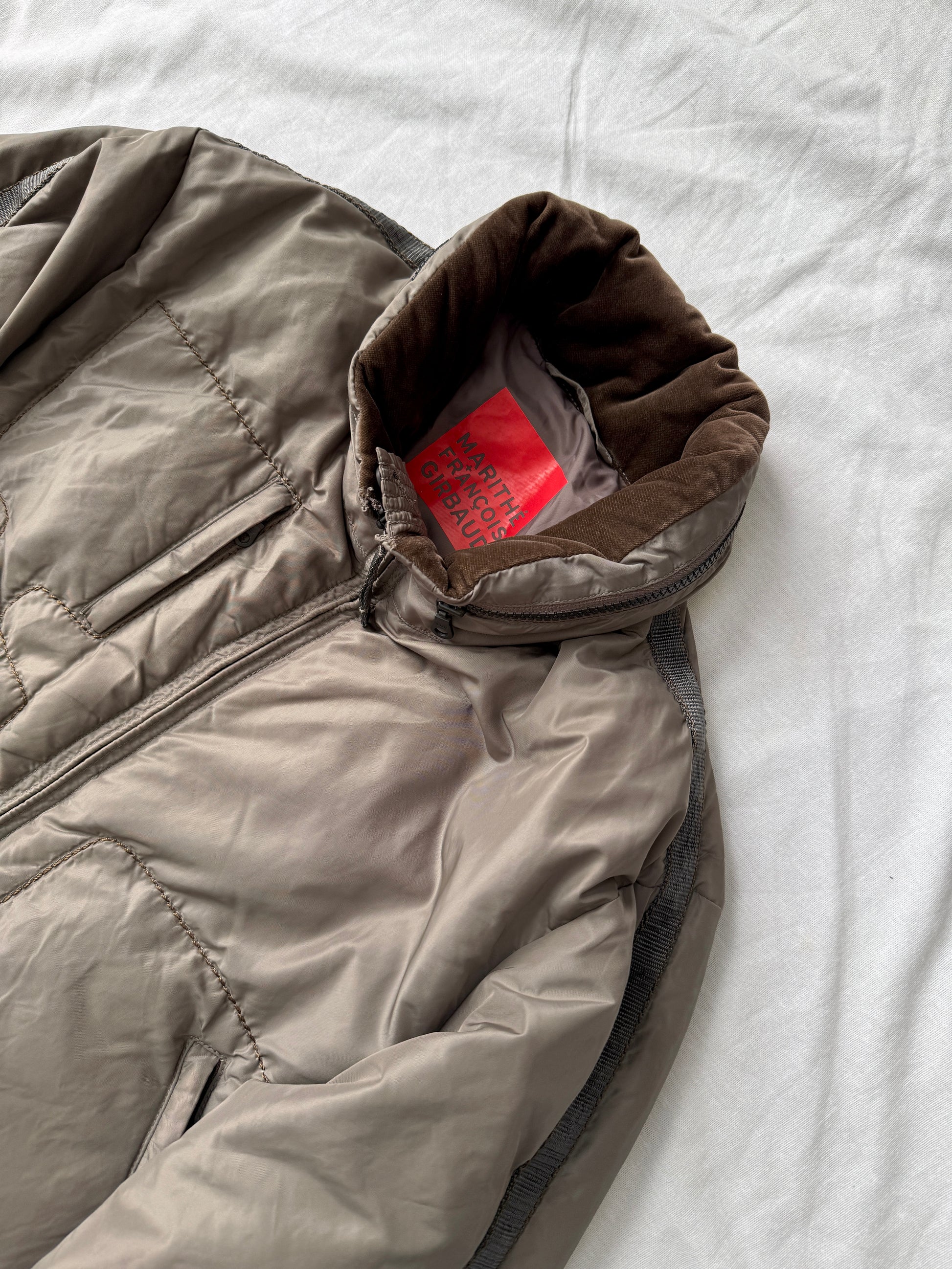 Marithe Francois Girbaud Panelled Down Jacket