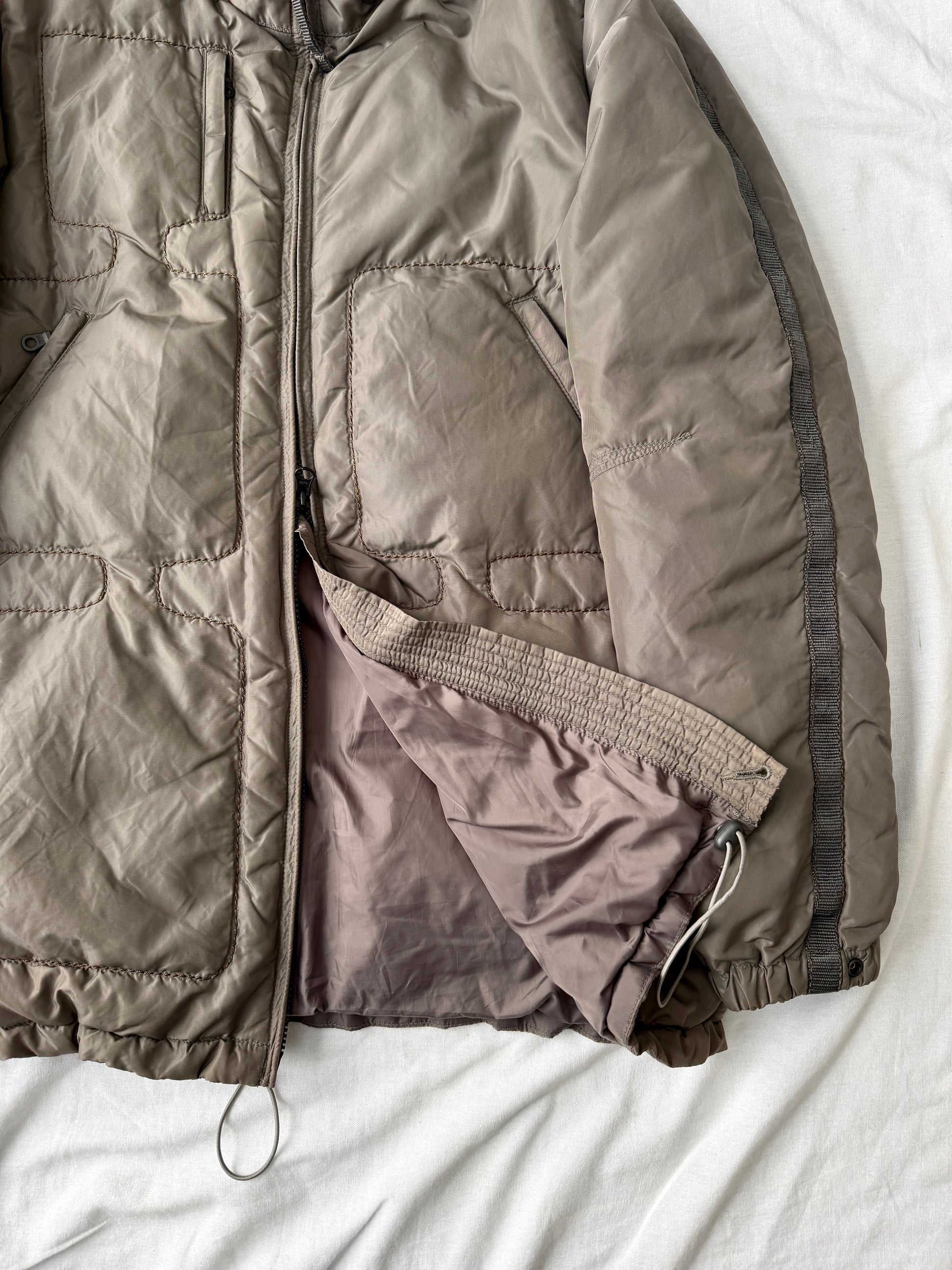 Marithe Francois Girbaud Panelled Down Jacket