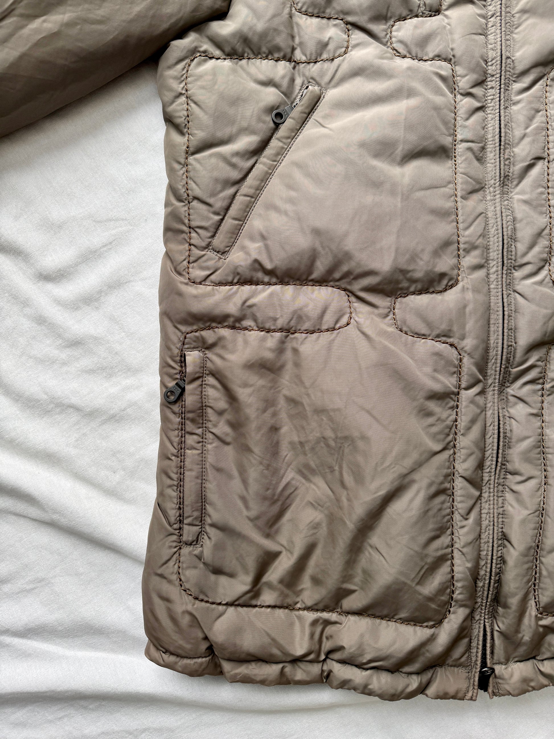 Marithe Francois Girbaud Panelled Down Jacket