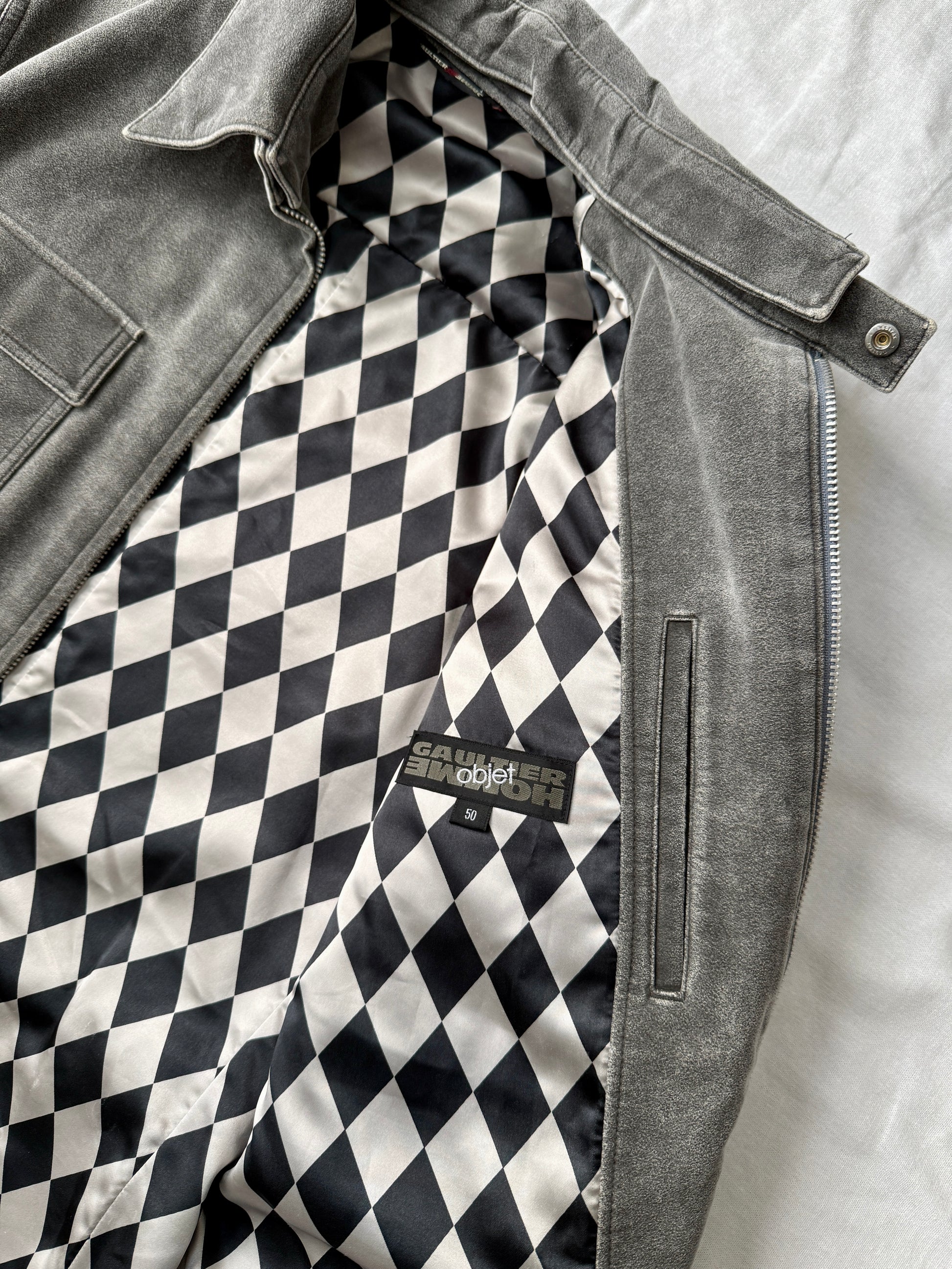 Jean Paul Gaultier Objet Suede Safari Jacket
