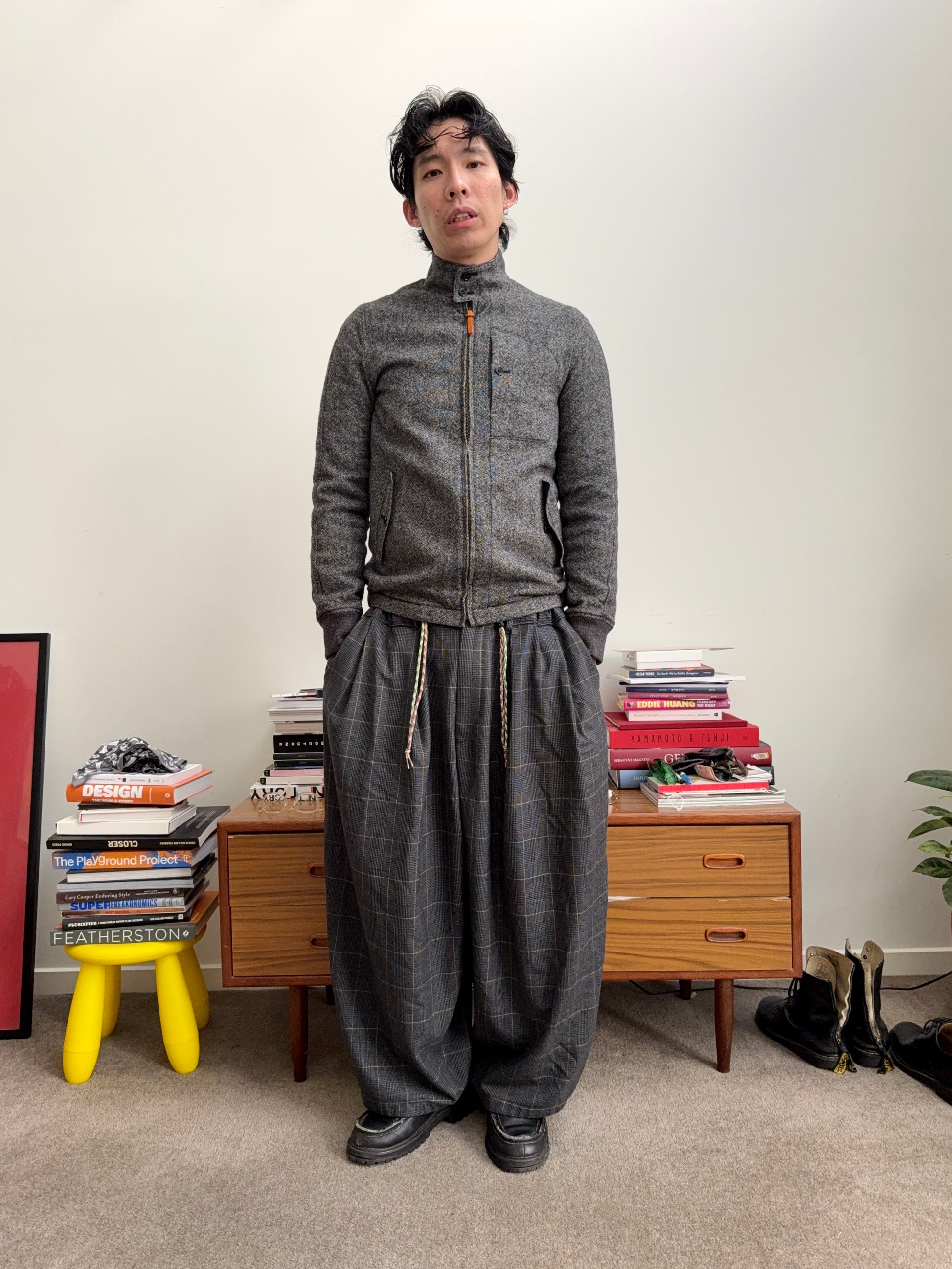 Still by Hand X Moon England Wool Track Jacket