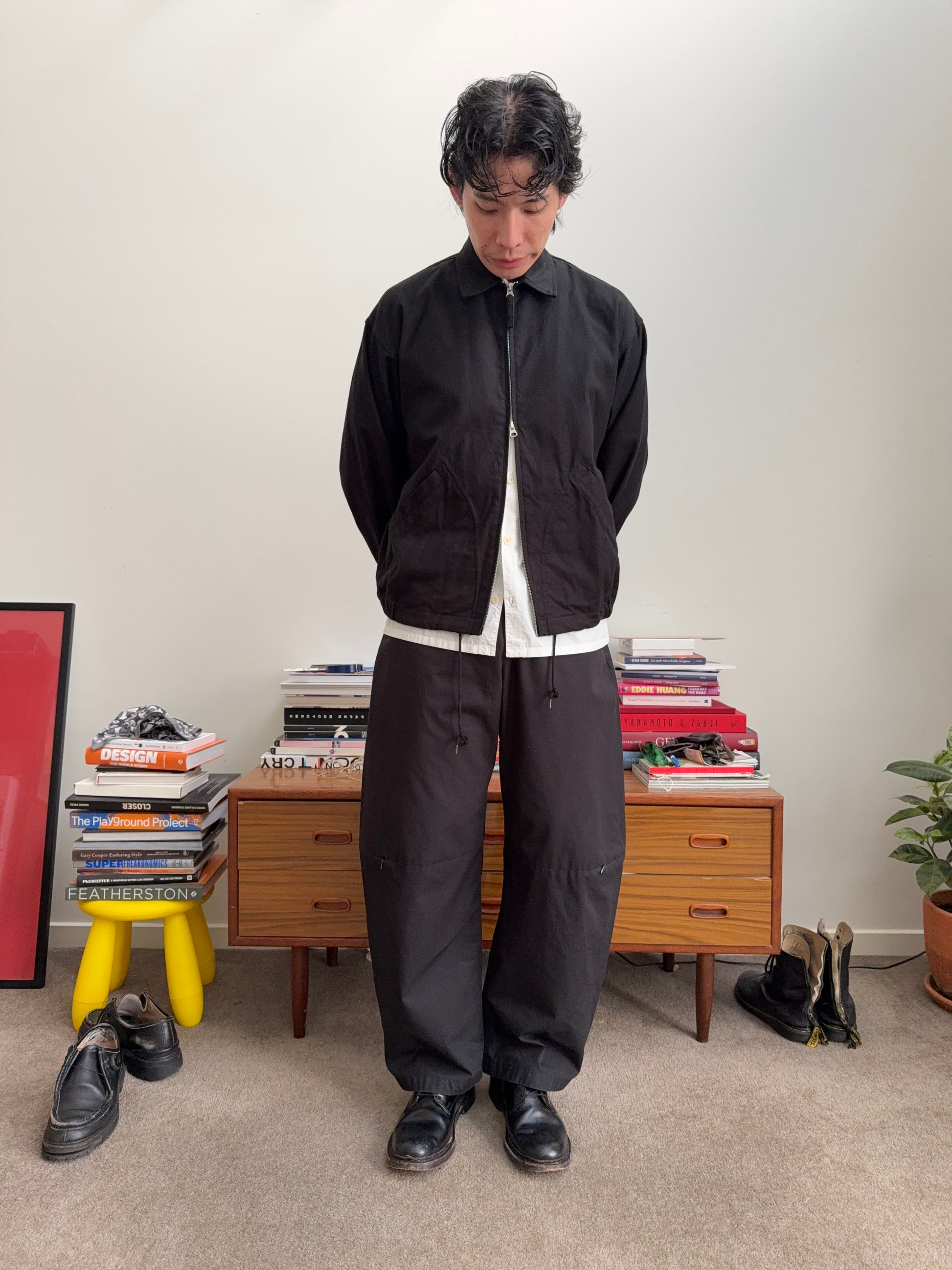 AMOMENTO J-Curved Pants