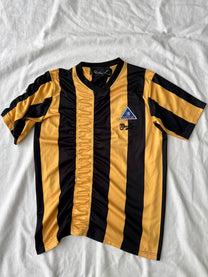 Martine Rose Ruched Stripe Football T-shirt