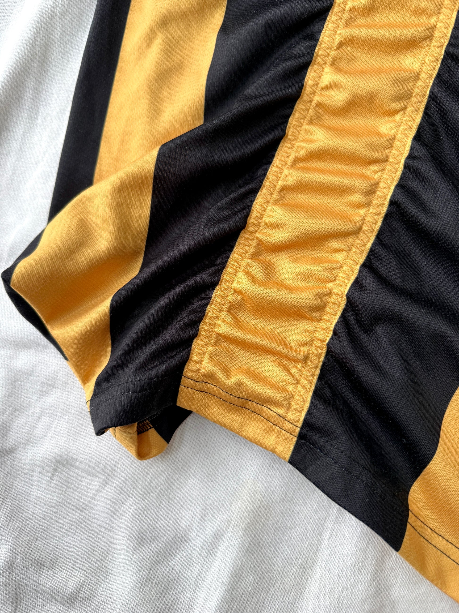 Martine Rose Ruched Stripe Football T-shirt