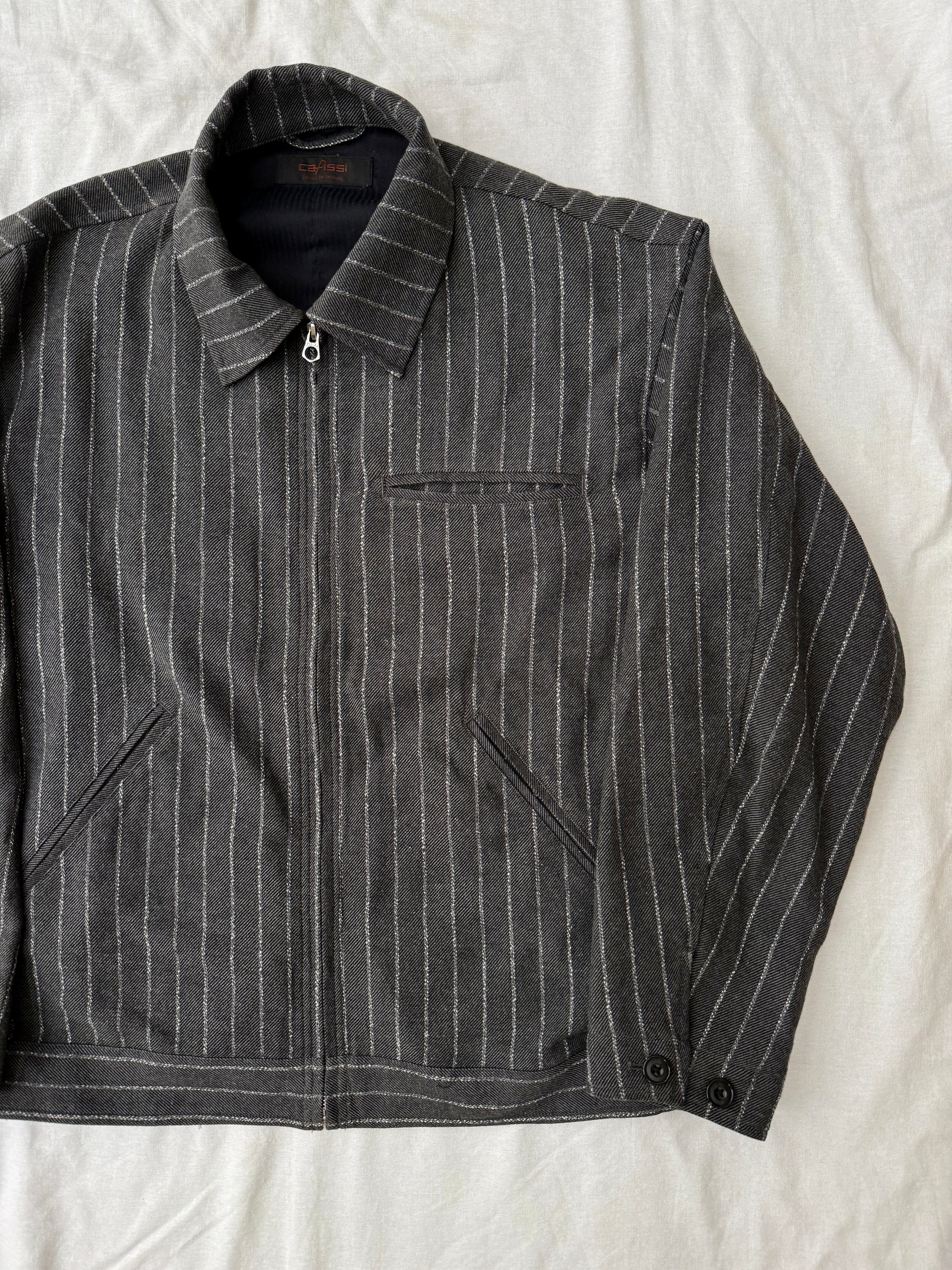 Journal Standard Pinstripe Blouson Jacket
