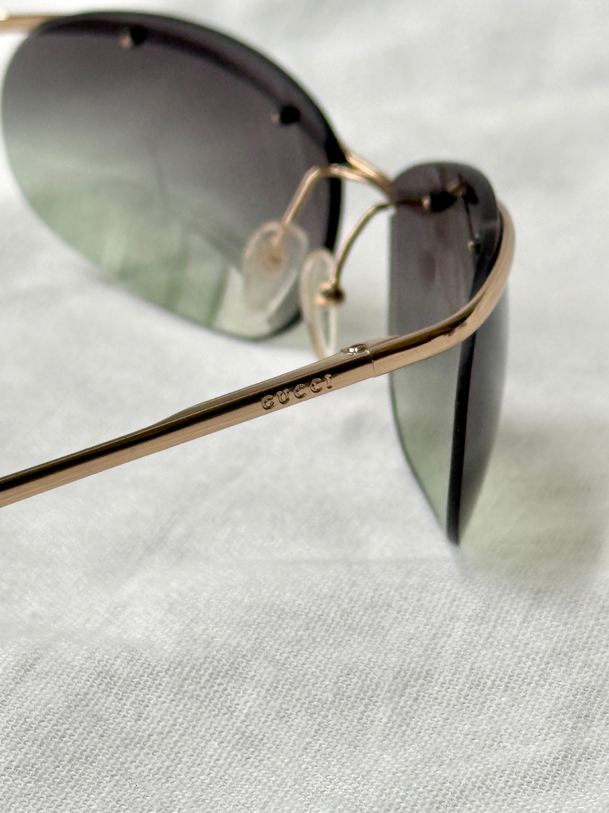 Gucci Top Bar Frameless Sunglasses