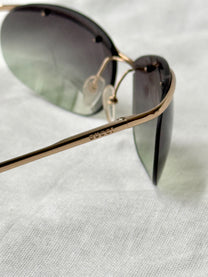 Gucci Top Bar Frameless Sunglasses
