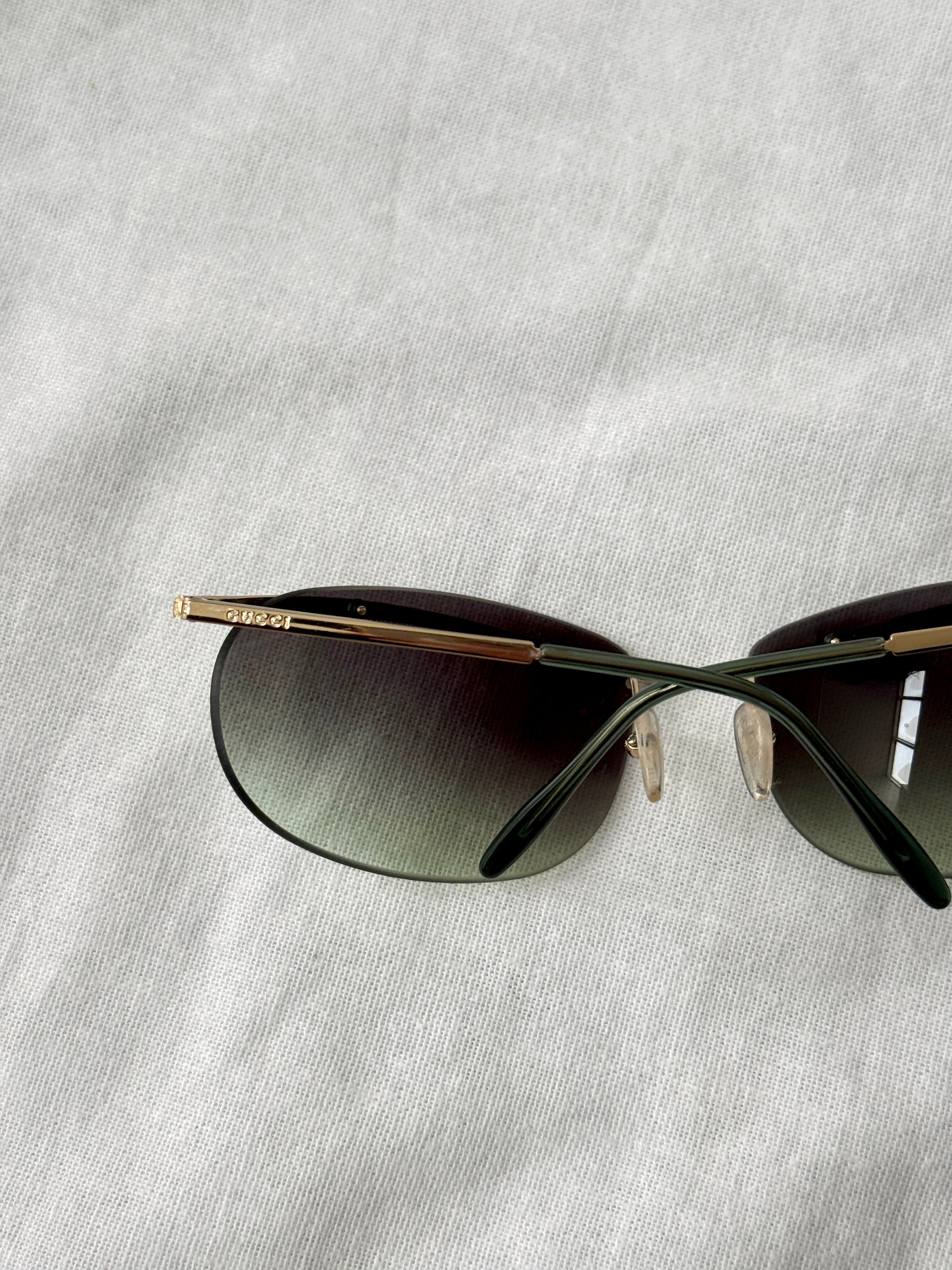 Gucci Top Bar Frameless Sunglasses