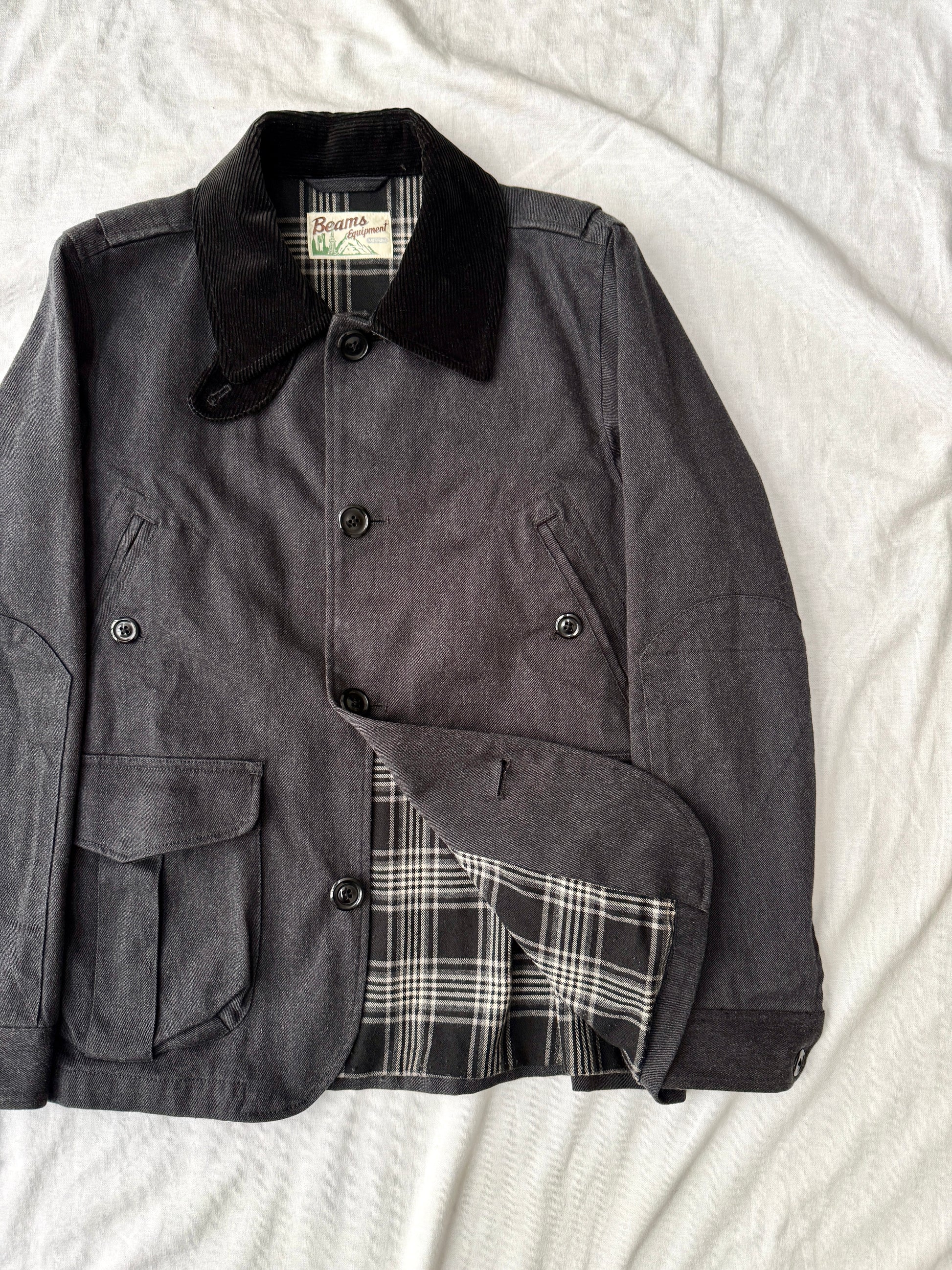 Beams Heavy Cotton Canvas Hunting Jacket