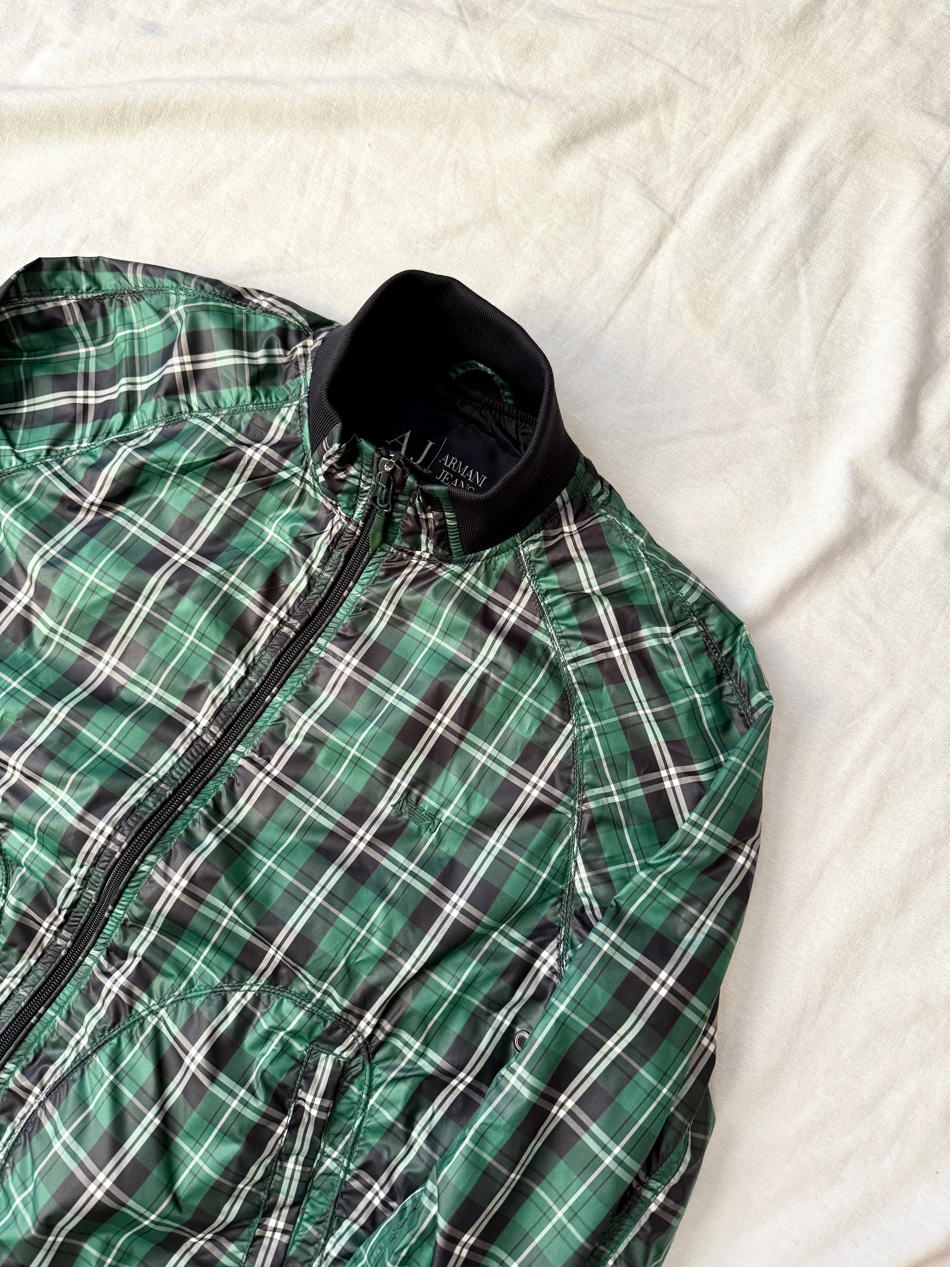 Armani Tartan Track Jacket