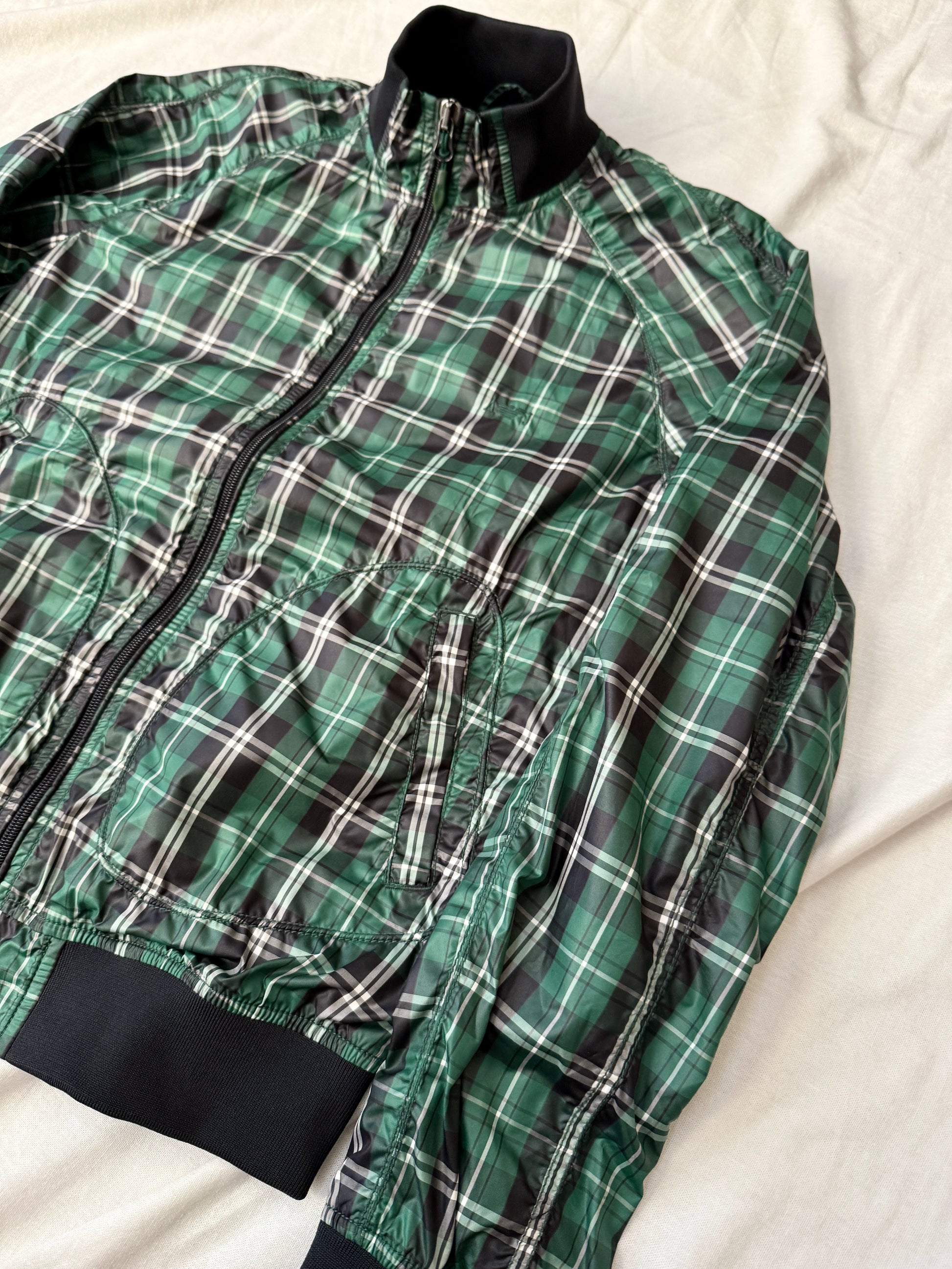 Armani Tartan Track Jacket