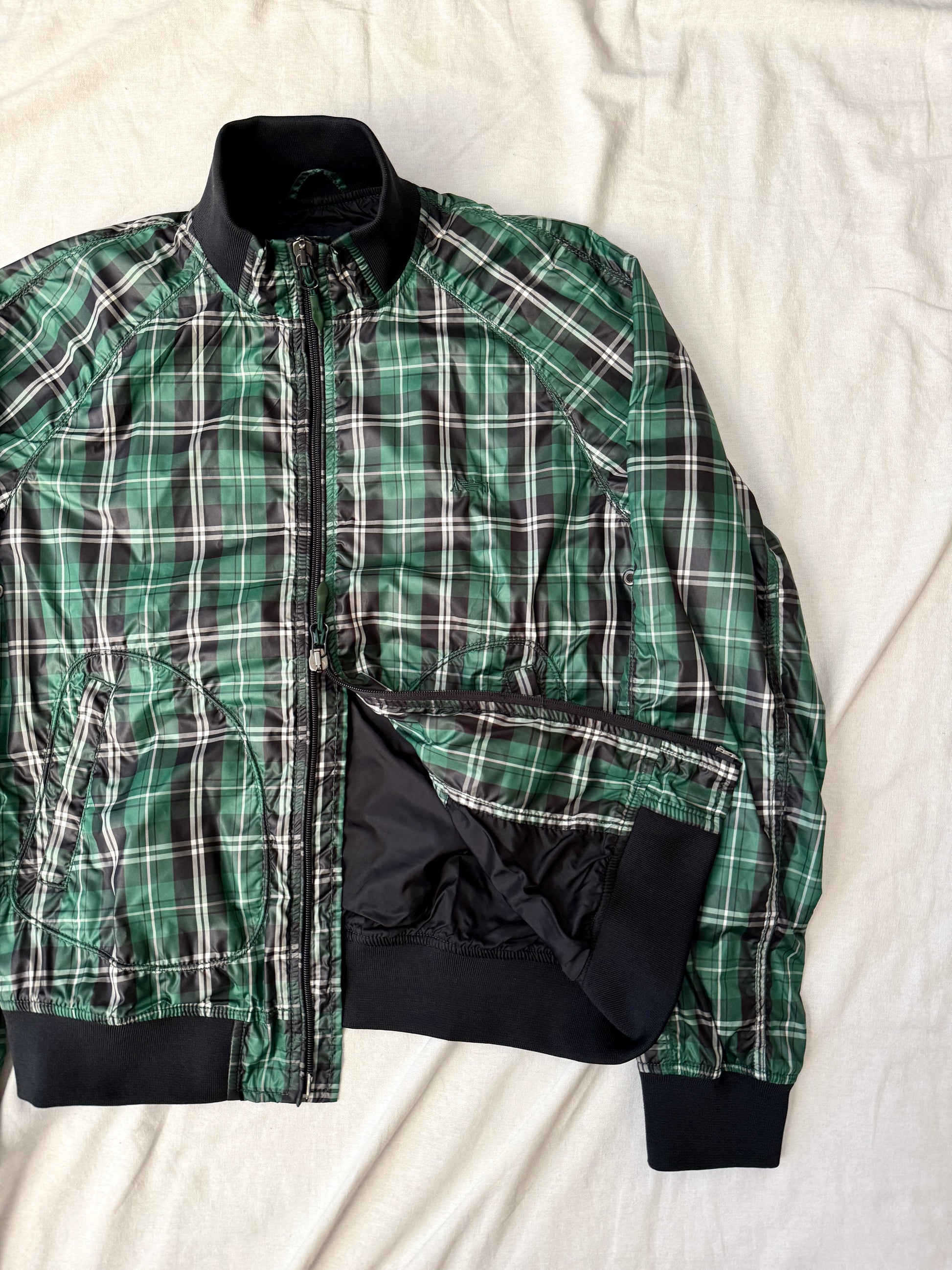 Armani Tartan Track Jacket