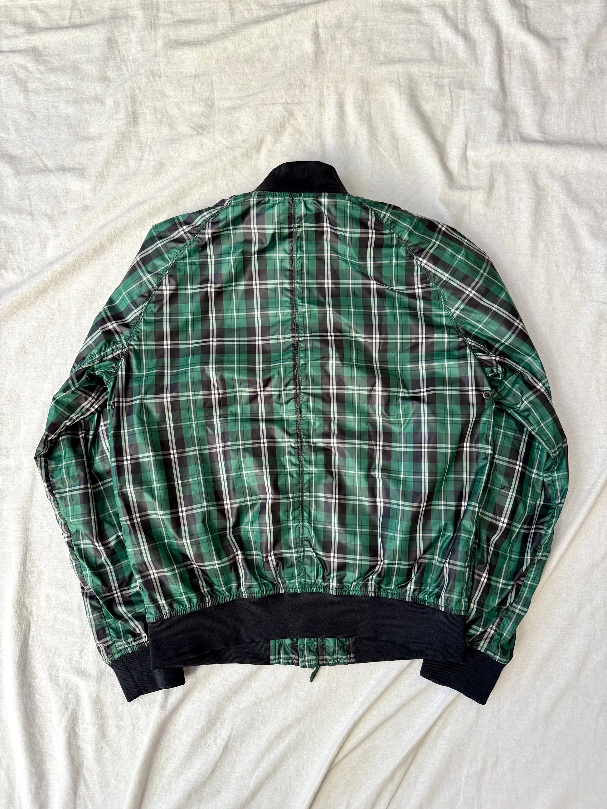 Armani Tartan Track Jacket