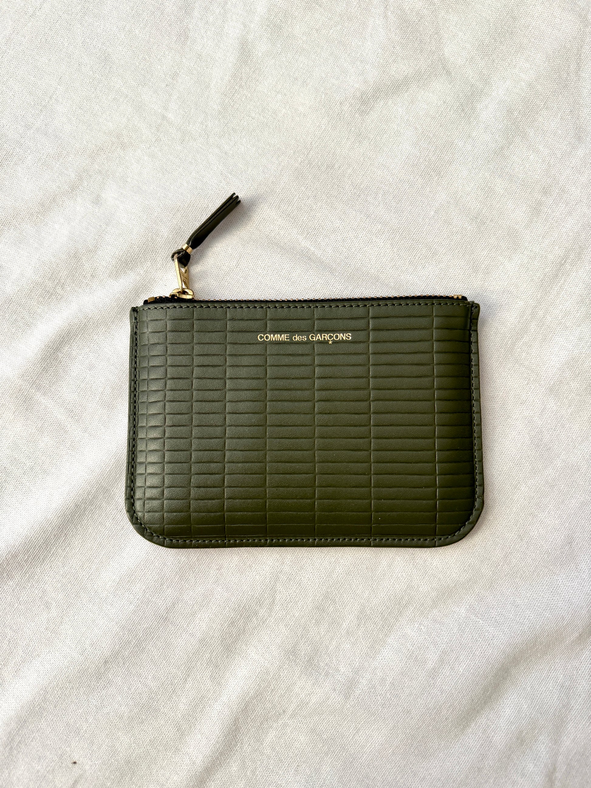 Comme des Garcons Leather Zip Wallet