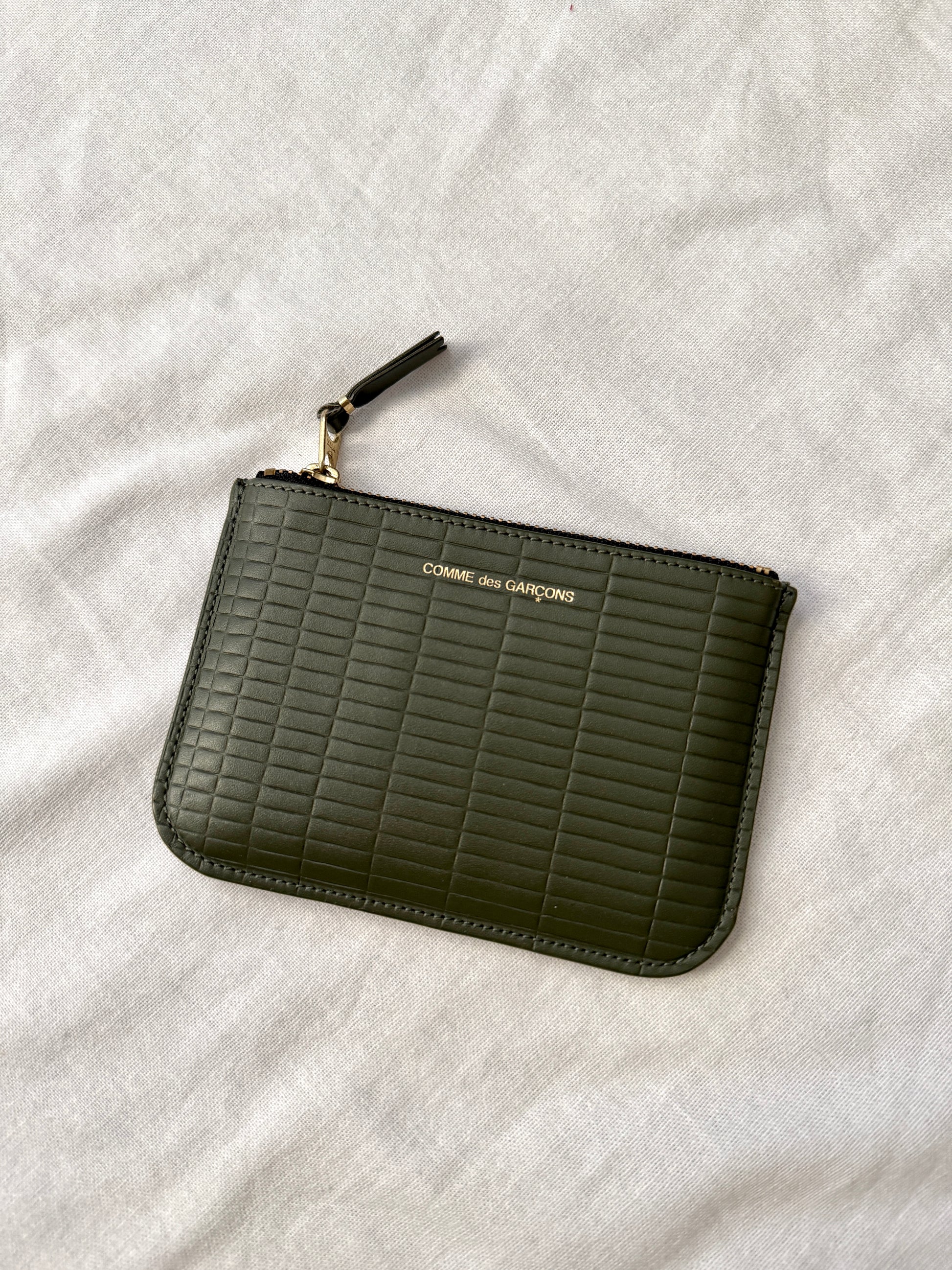 Comme des Garcons Leather Zip Wallet