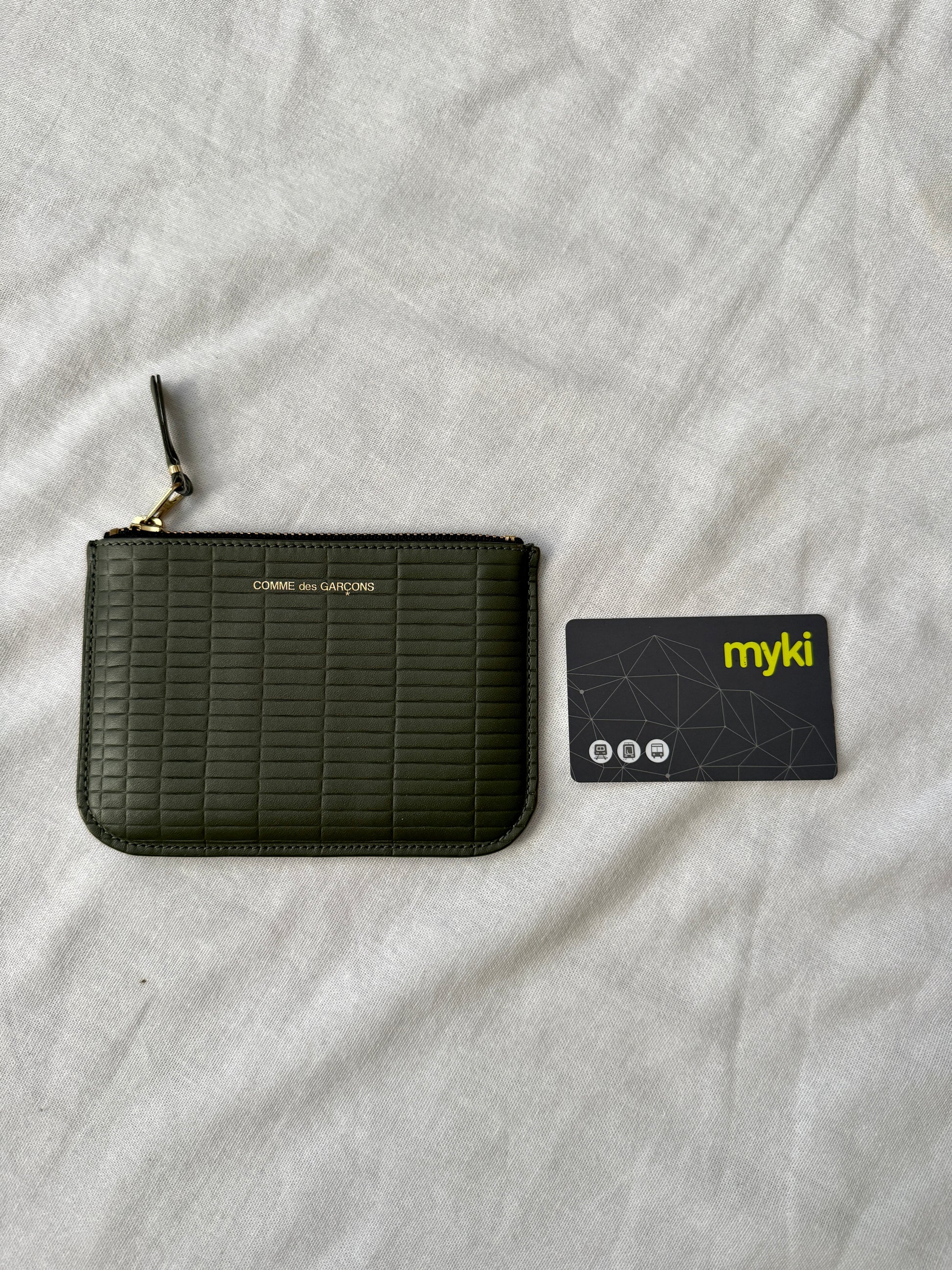 Comme des Garcons Leather Zip Wallet