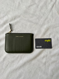 Comme des Garcons Leather Zip Wallet