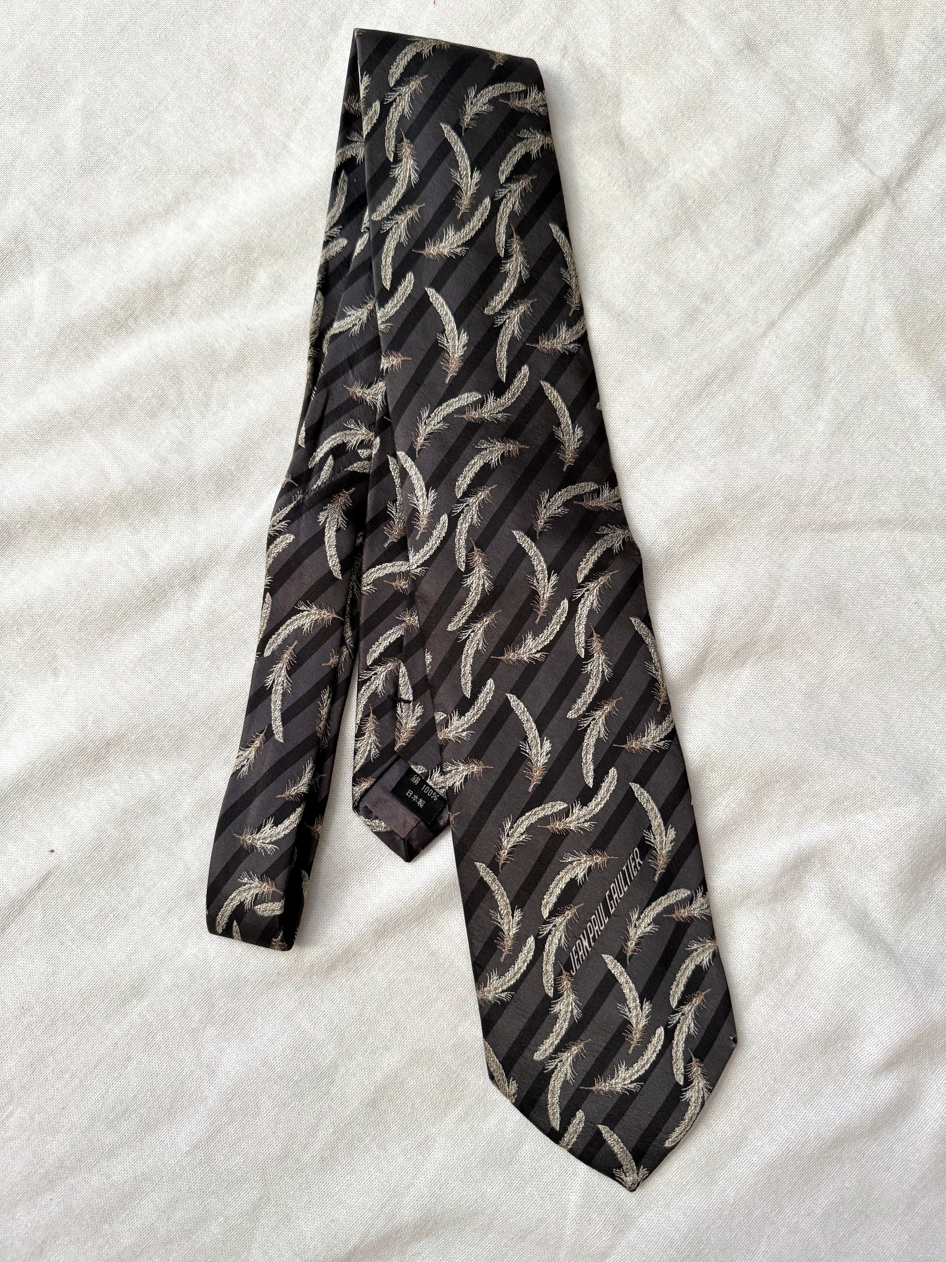 Jean Paul Gaultier Feather Tie