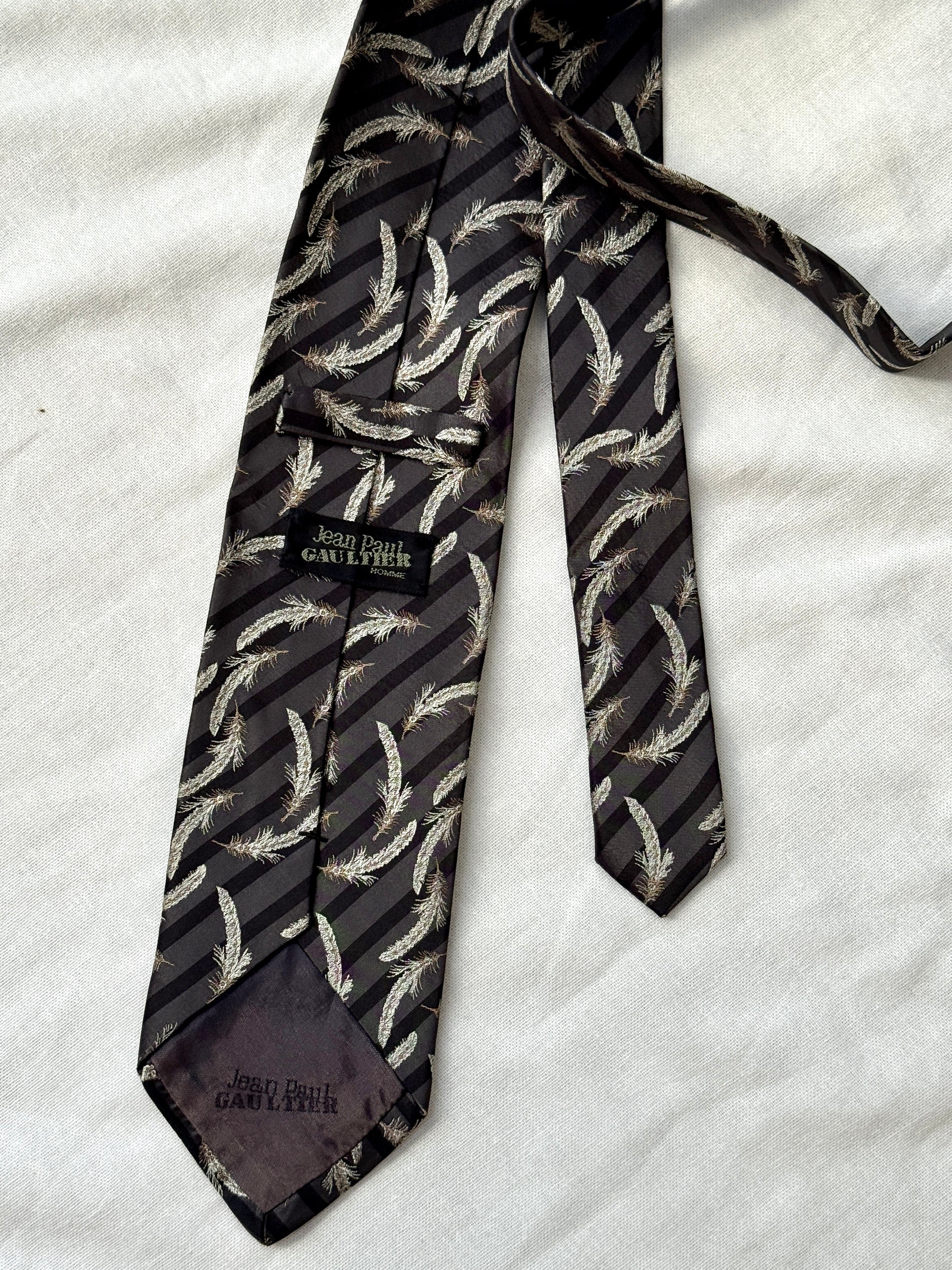 Jean Paul Gaultier Feather Tie