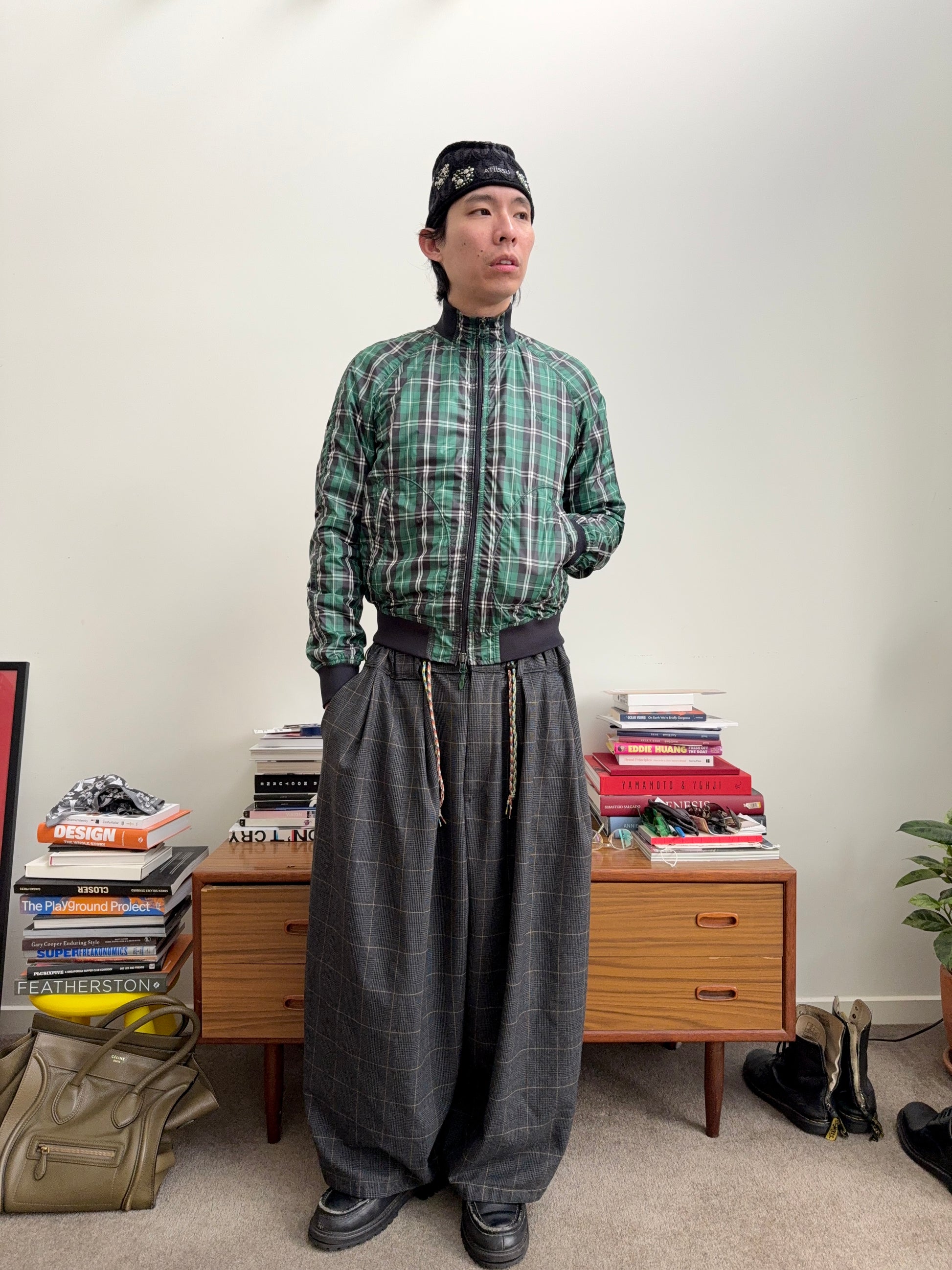 Armani Tartan Track Jacket