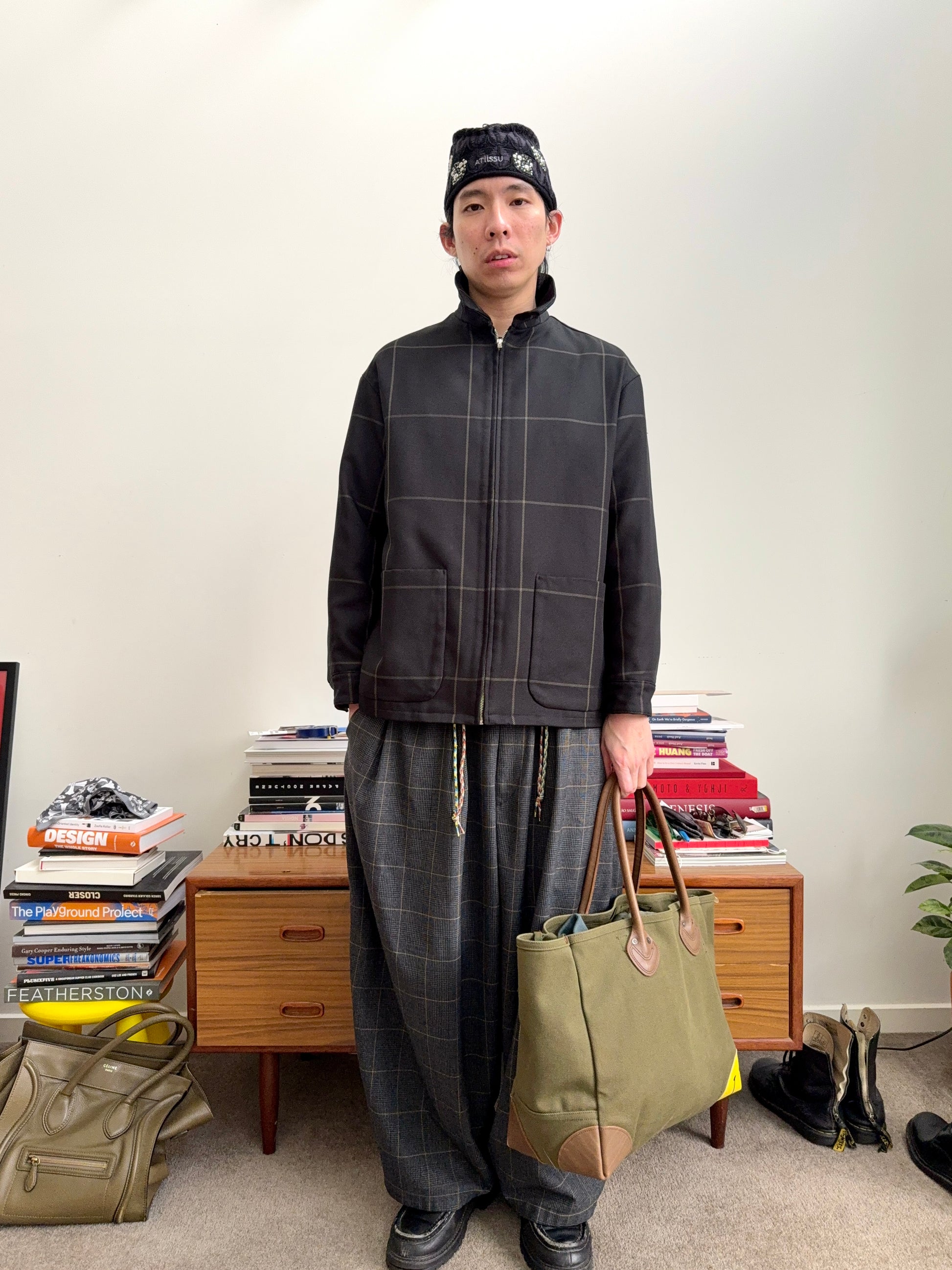 Graphpaper Windowpane Chore Jacket