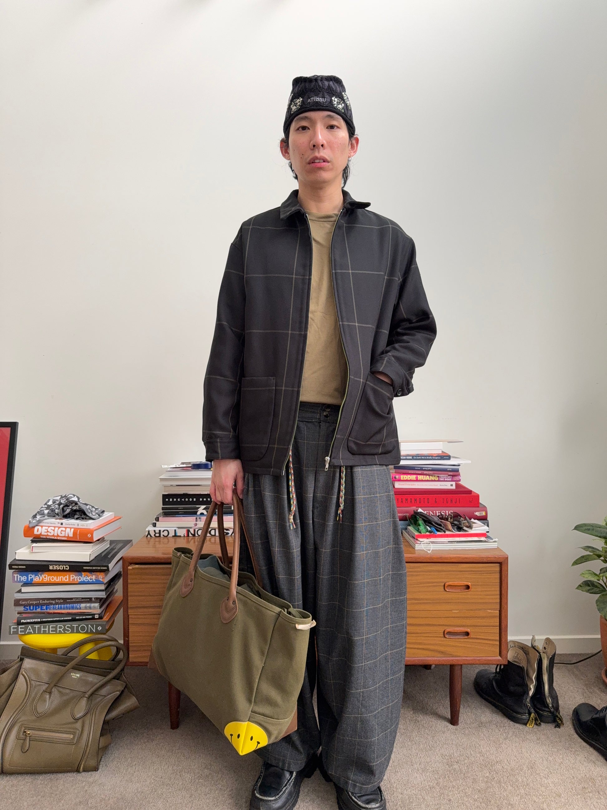 Graphpaper Windowpane Chore Jacket