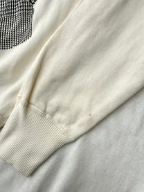 Issey Miyake 80s Houndstooth Panel Jumper