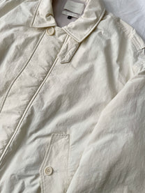 AMOMENTO Cream Padded Flight Bomber