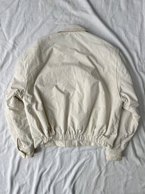 AMOMENTO Cream Padded Flight Bomber