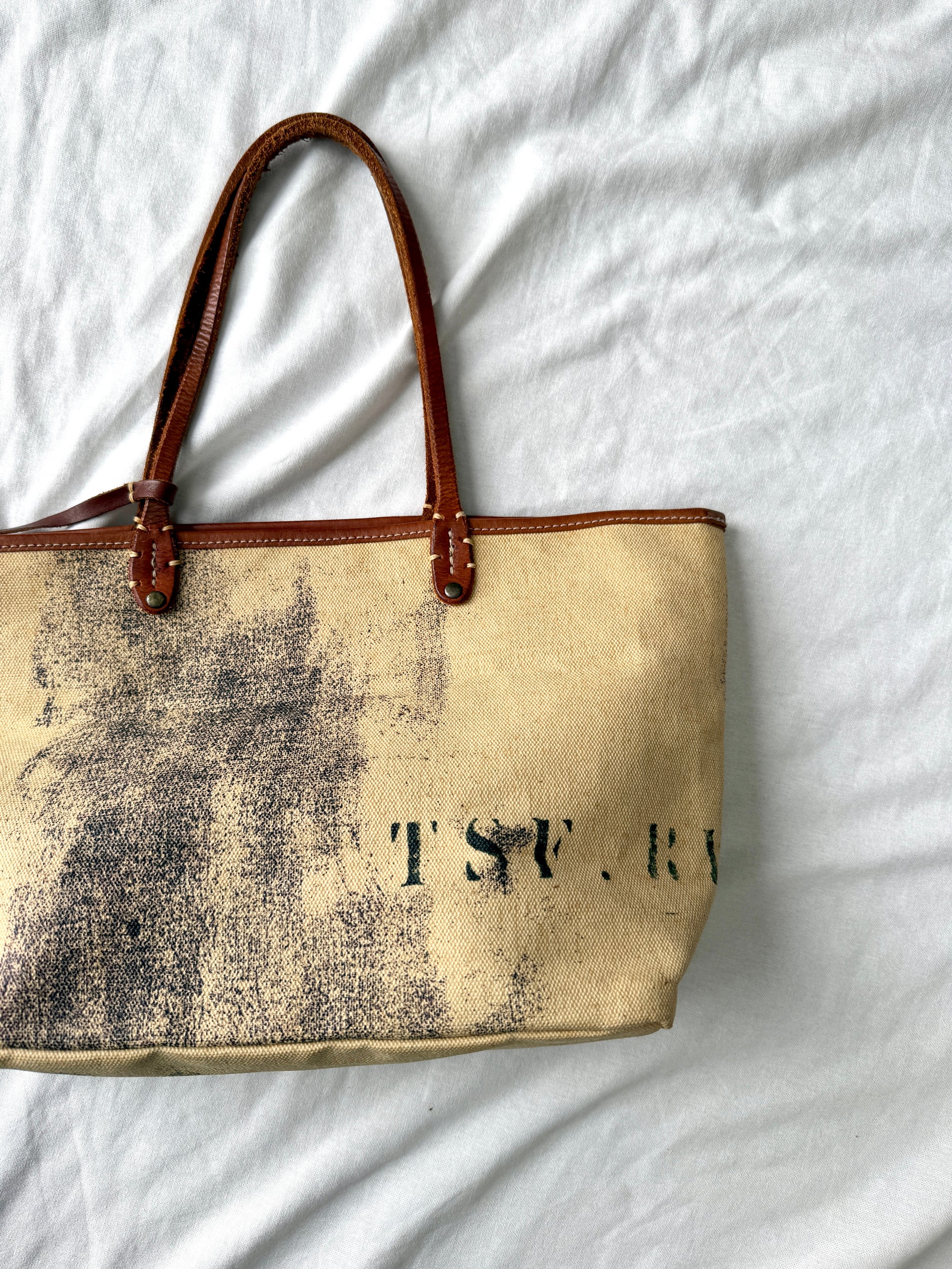 Kapital Duffle Naval Medium Tote Bag