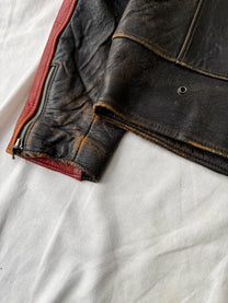 Vintage Harley Davidson Racing Leather Jacket